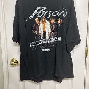 Official Poison 2003 concert shirt.